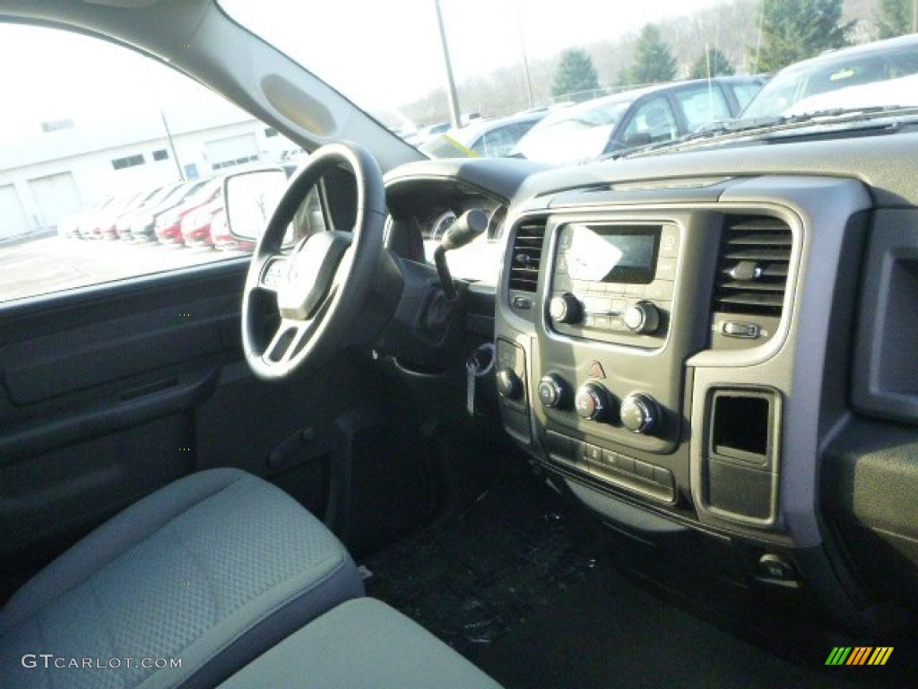 Black/Diesel Gray Interior 2015 Ram 1500 Tradesman Regular Cab 4x4 Photo #100732424