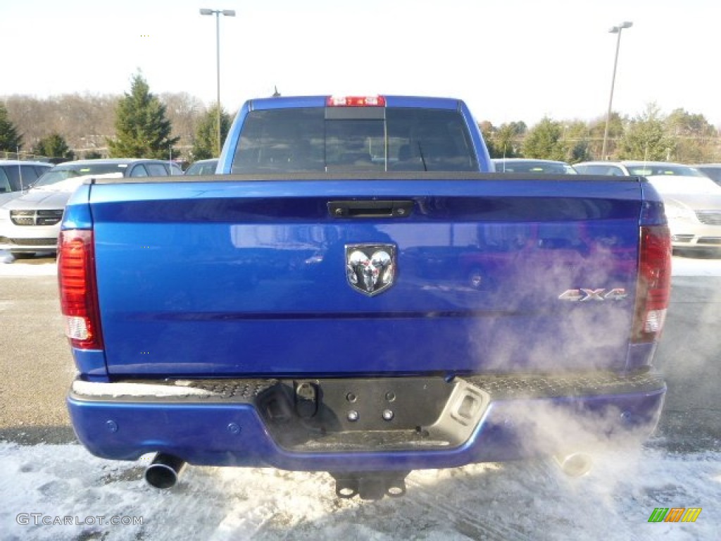 2015 1500 Sport Crew Cab 4x4 - Blue Streak Pearl / Black photo #5