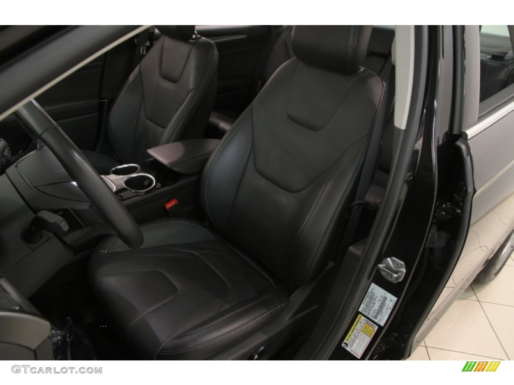 2013 Fusion Titanium AWD - Tuxedo Black Metallic / Charcoal Black photo #6