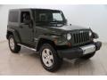 2008 Jeep Green Metallic Jeep Wrangler Sahara 4x4  photo #1