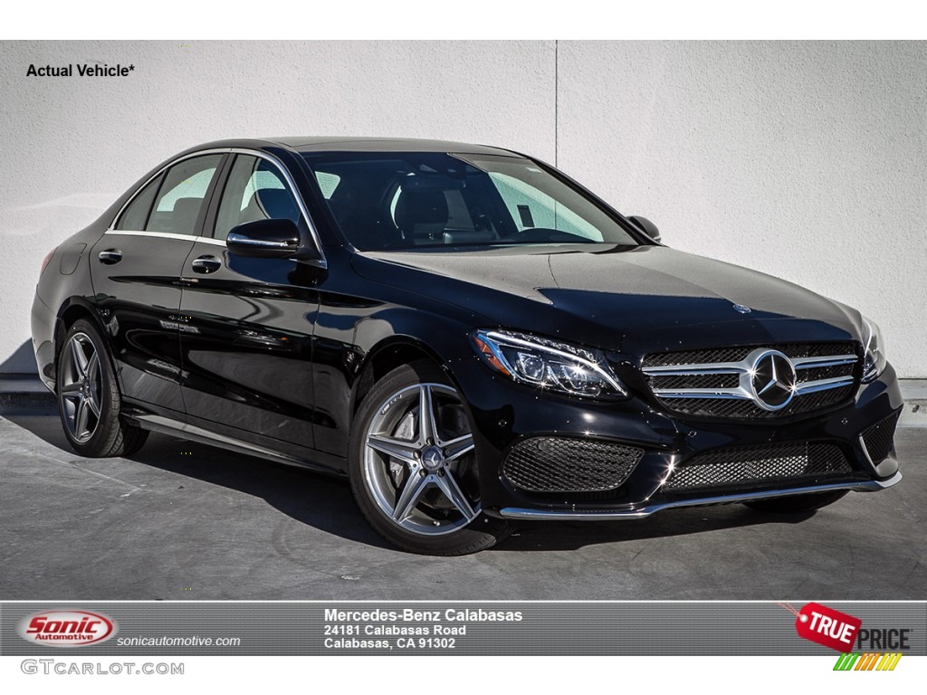 2015 C 400 4Matic - Black / Black photo #1