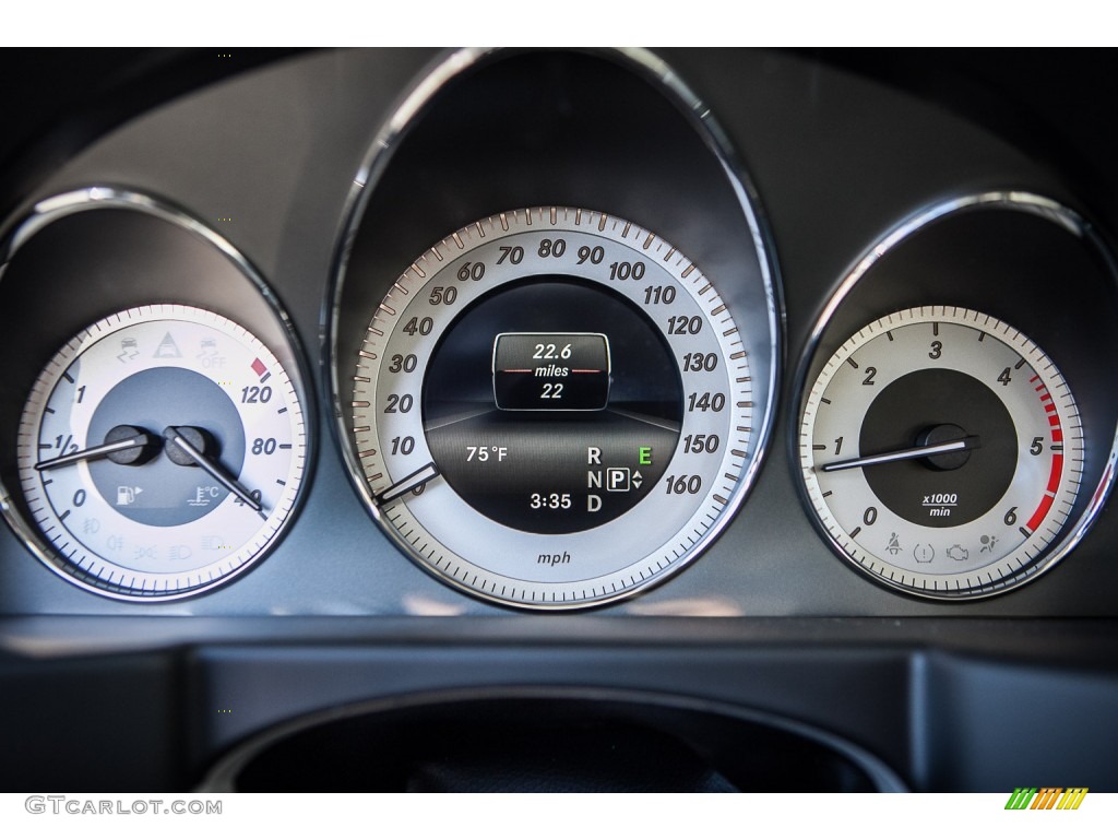 2015 Mercedes-Benz GLK 250 BlueTEC 4Matic Gauges Photo #100737662