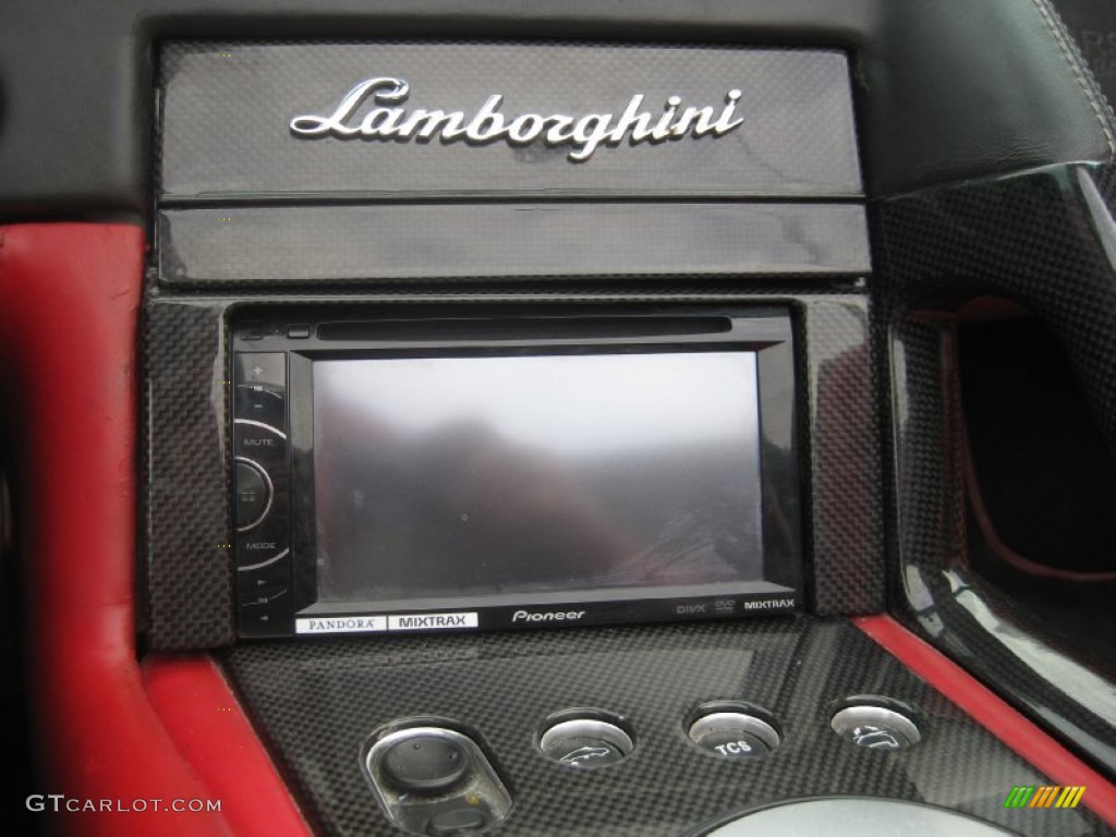 2008 Murcielago LP640 Roadster - Matte Black / Red photo #33