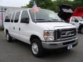 2008 Oxford White Ford E Series Van E350 Super Duty XLT Passenger  photo #3