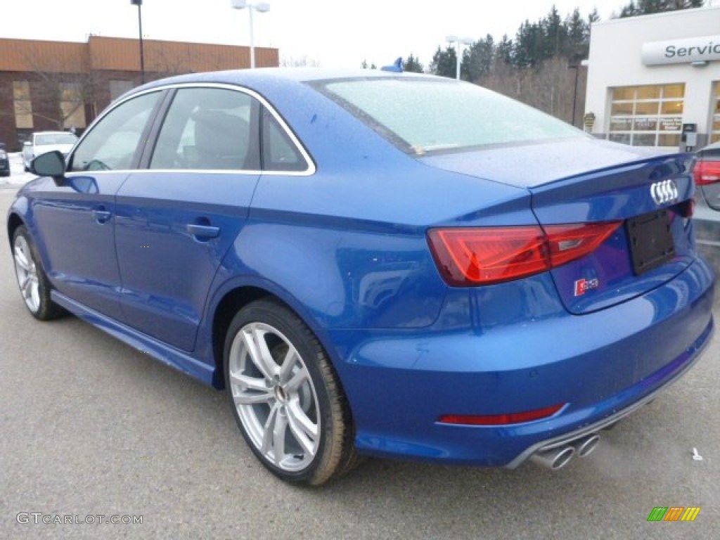 2015 S3 2.0T Premium Plus quattro - Sepang Blue Pearl / Titanium Gray/Black Silver photo #2