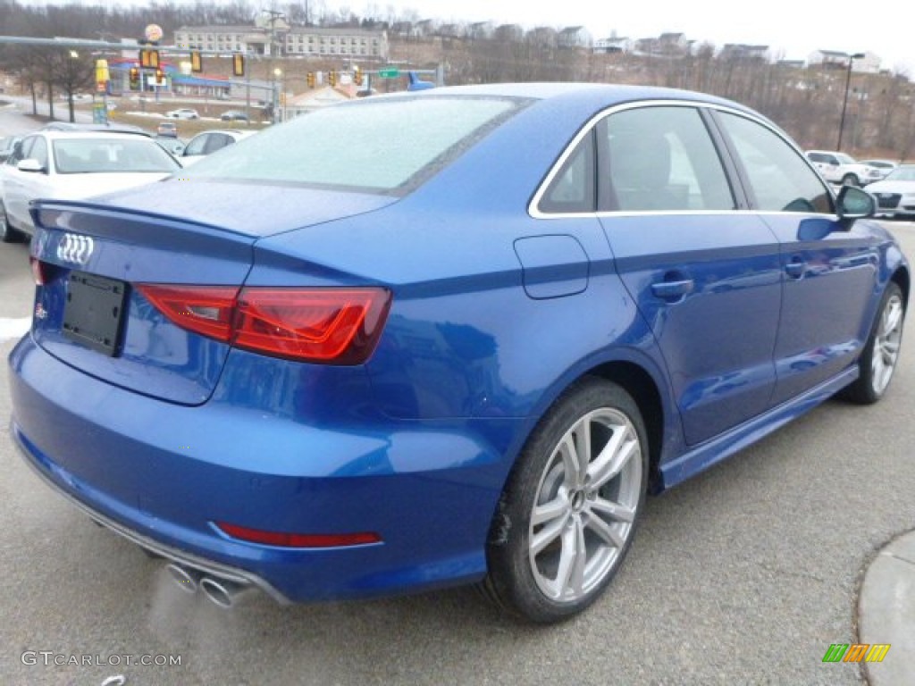 2015 S3 2.0T Premium Plus quattro - Sepang Blue Pearl / Titanium Gray/Black Silver photo #4