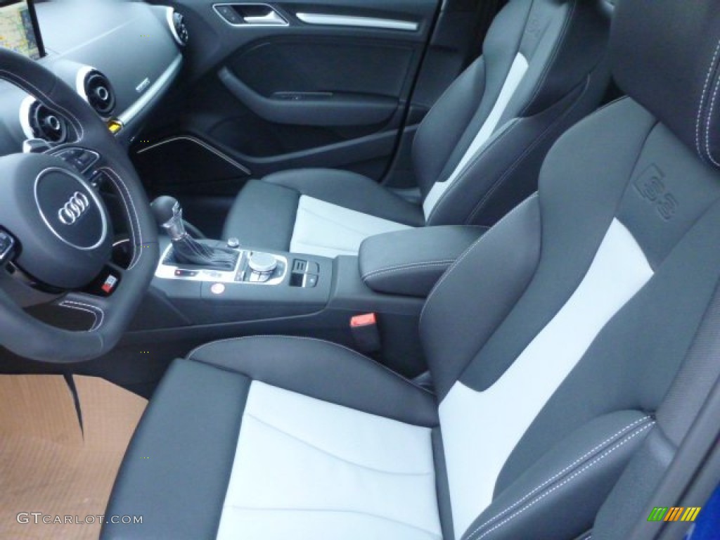 Titanium Gray/Black Silver Interior 2015 Audi S3 2.0T Premium Plus quattro Photo #100739357