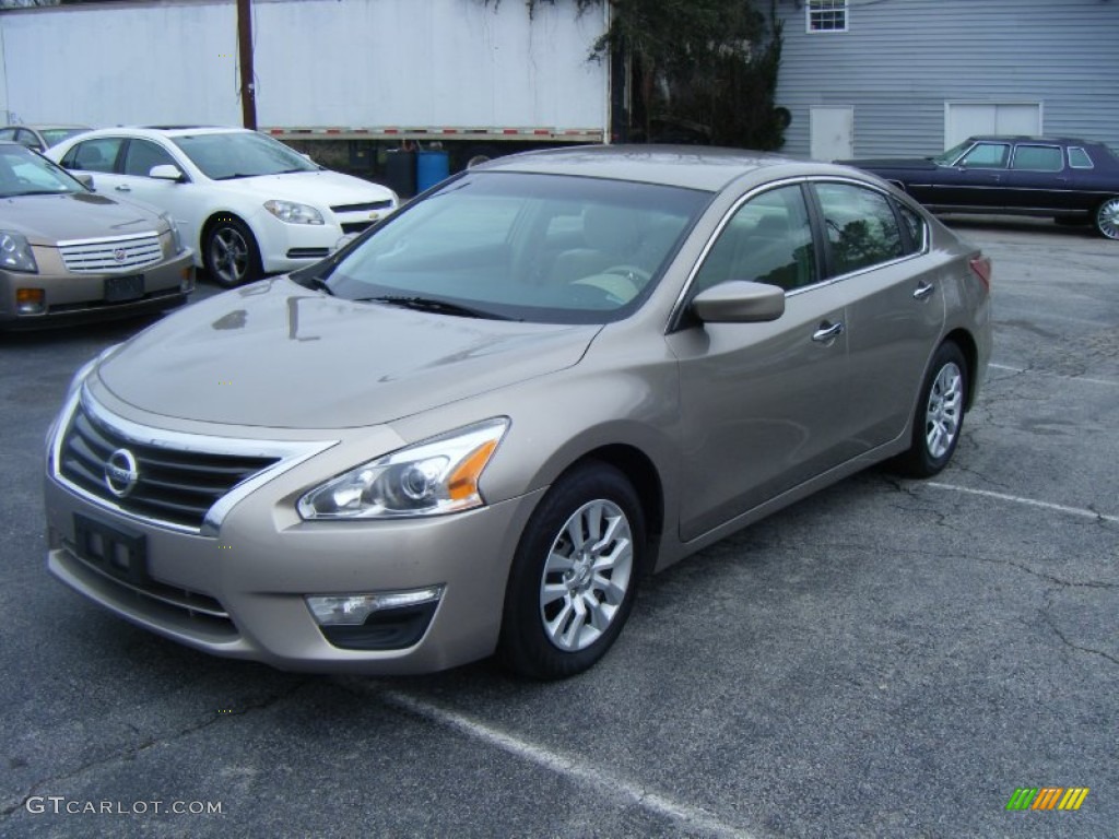 2013 Altima 2.5 S - Java Metallic / Beige photo #2