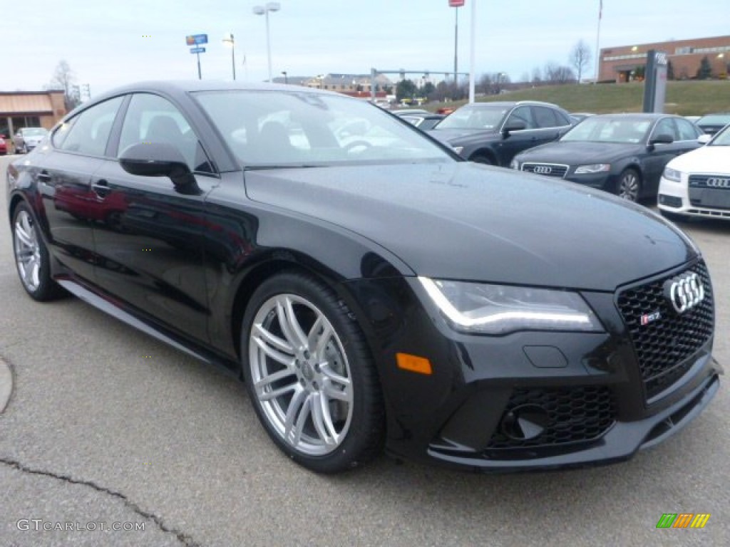 Phantom Black Pearl 2015 Audi RS 7 4.0 TFSI quattro Exterior Photo #100739624