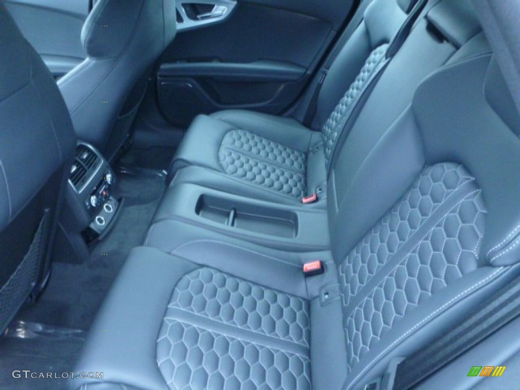 2015 Audi RS 7 4.0 TFSI quattro Rear Seat Photo #100739702