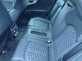 2015 Audi RS 7 Black Valcona w/Contrast Honeycomb Stitching Interior Rear Seat Photo