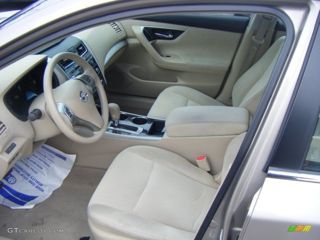 2013 Altima 2.5 S - Java Metallic / Beige photo #8