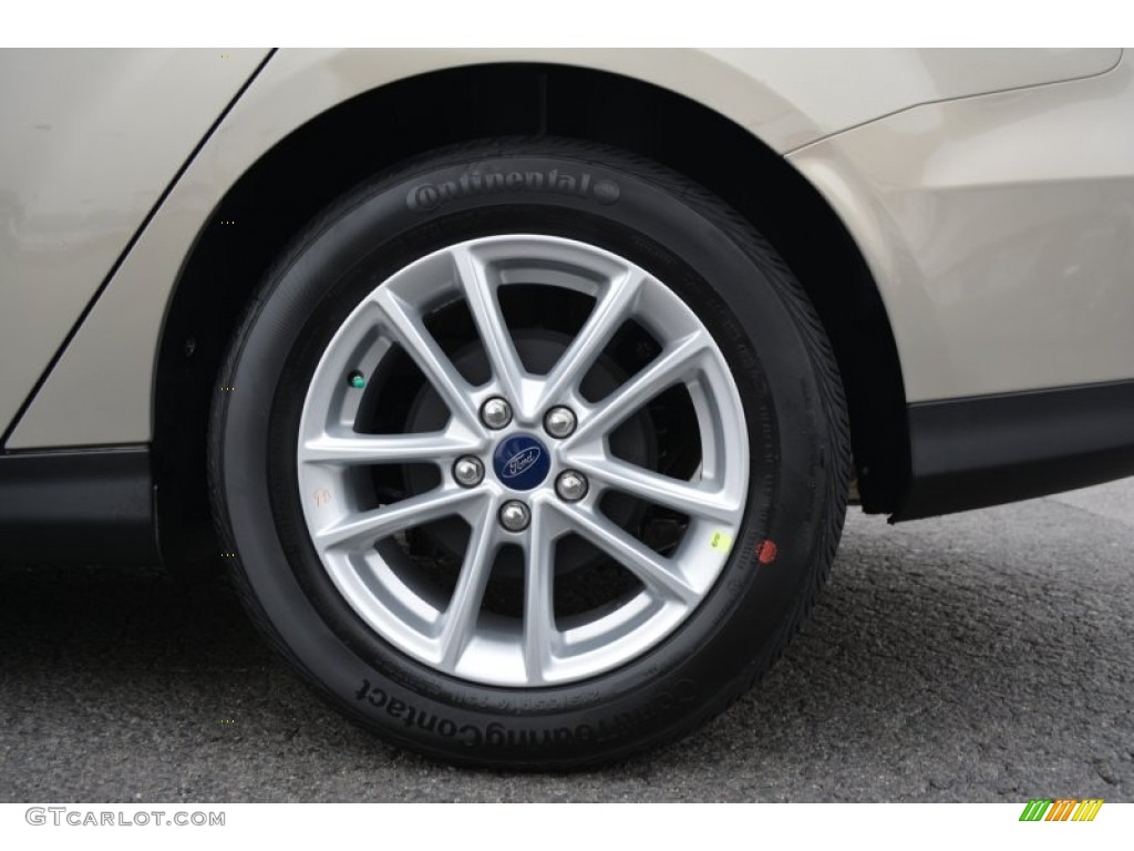 2015 Focus SE Sedan - Tectonic Metallic / Medium Light Stone photo #11