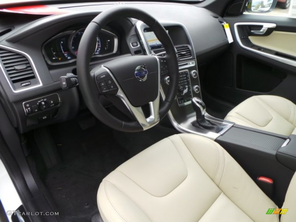 Soft Beige Interior 2015 Volvo XC60 T6 Drive-E Photo #100743380