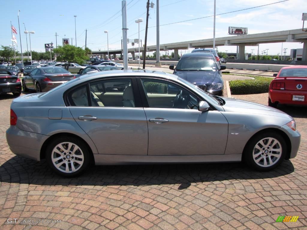 2007 3 Series 328i Sedan - Arctic Metallic / Beige photo #14