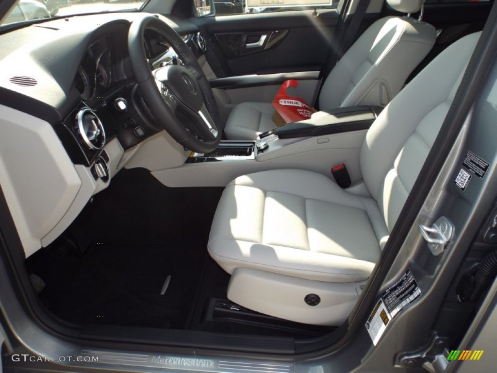 Ash/Black Interior 2015 Mercedes-Benz GLK 250 BlueTEC 4Matic Photo #100746692