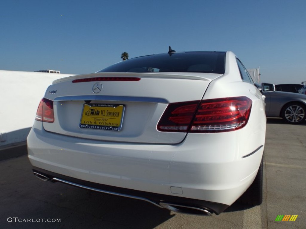 2015 E 400 Coupe - Polar White / Grey/Black photo #4