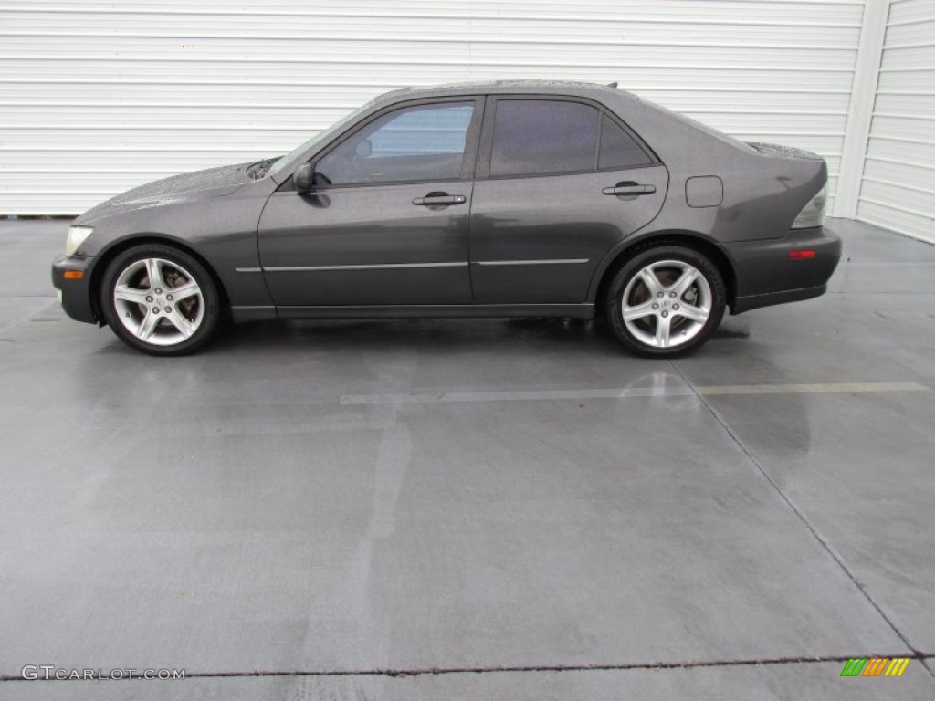 2002 IS 300 - Graphite Gray Pearl / Black photo #3