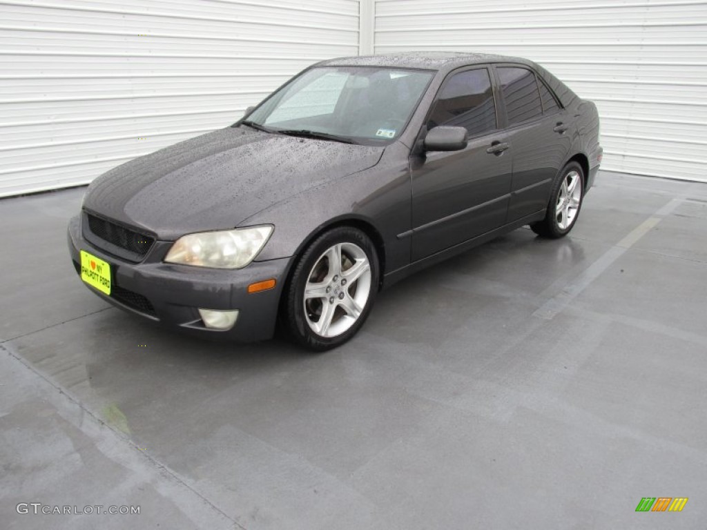 2002 IS 300 - Graphite Gray Pearl / Black photo #4