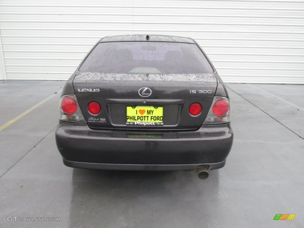 2002 IS 300 - Graphite Gray Pearl / Black photo #10
