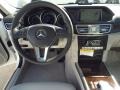 2015 Mercedes-Benz E Crystal Grey/Seashell Grey Interior Dashboard Photo