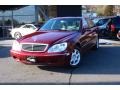 2000 Bordeaux Red Metallic Mercedes-Benz S 430 Sedan  photo #3