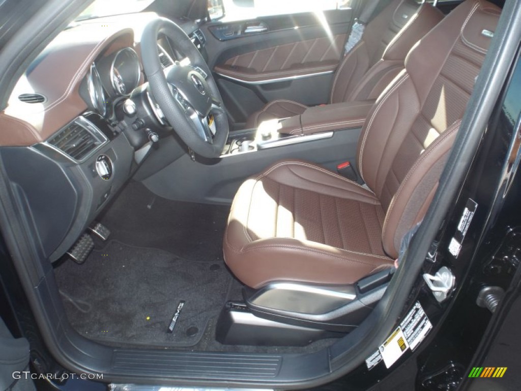 designo Auburn Brown Interior 2015 Mercedes-Benz GL 63 AMG 4Matic Photo #100749491
