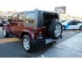 2008 Red Rock Crystal Pearl Jeep Wrangler Unlimited Sahara 4x4  photo #5