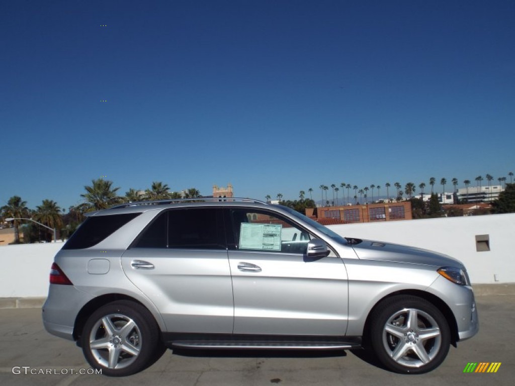 Iridium Silver Metallic 2015 Mercedes-Benz ML 250 BlueTEC 4Matic Exterior Photo #100749686