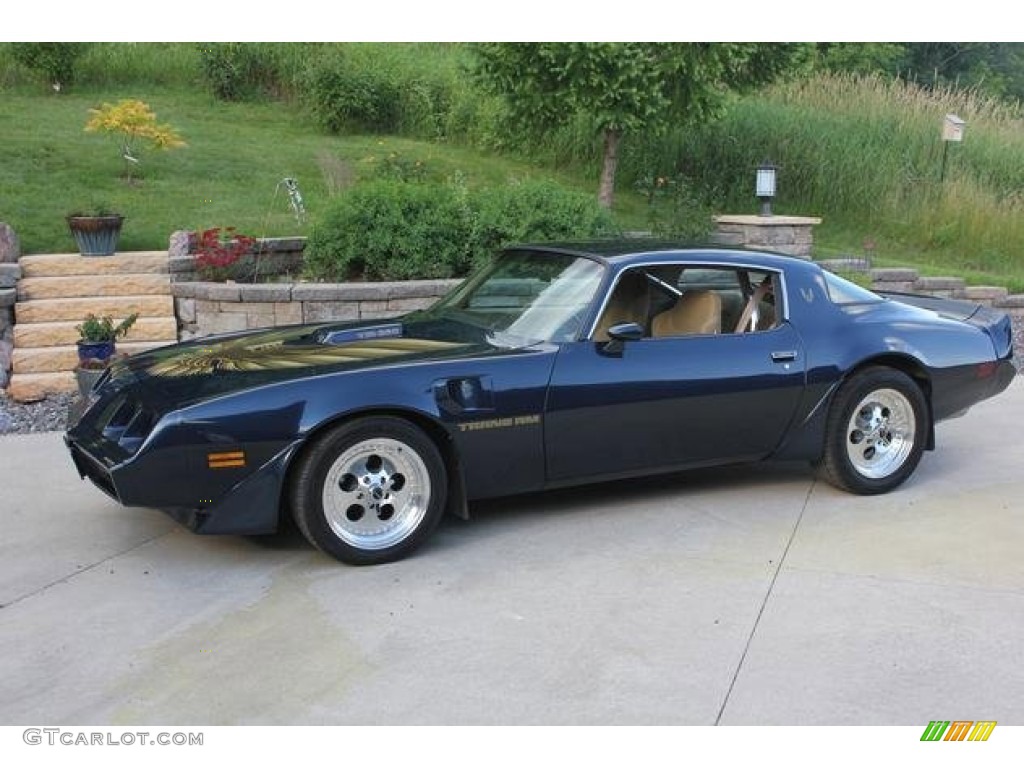 1981 Firebird Trans Am Coupe - Dark Blue Metallic / Light Sandstone photo #1