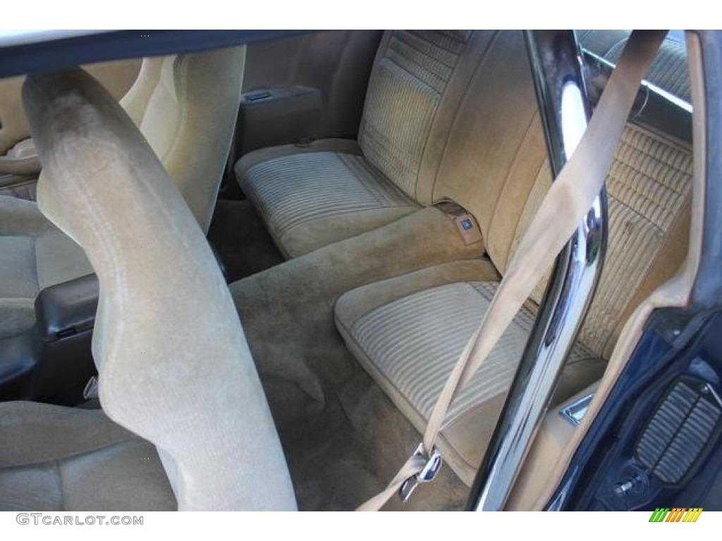Light Sandstone Interior 1981 Pontiac Firebird Trans Am Coupe Photo #100751761
