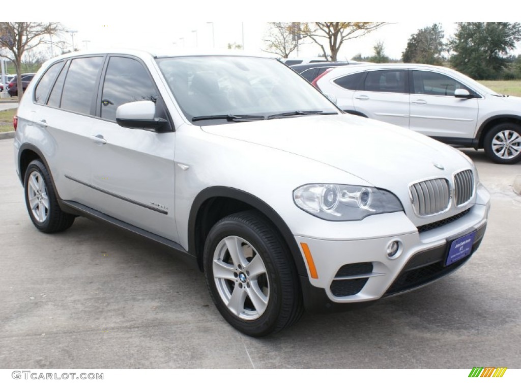 2011 X5 xDrive 35d - Titanium Silver Metallic / Black photo #10