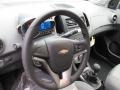 2015 Chevrolet Sonic Jet Black/Dark Titanium Interior Steering Wheel Photo