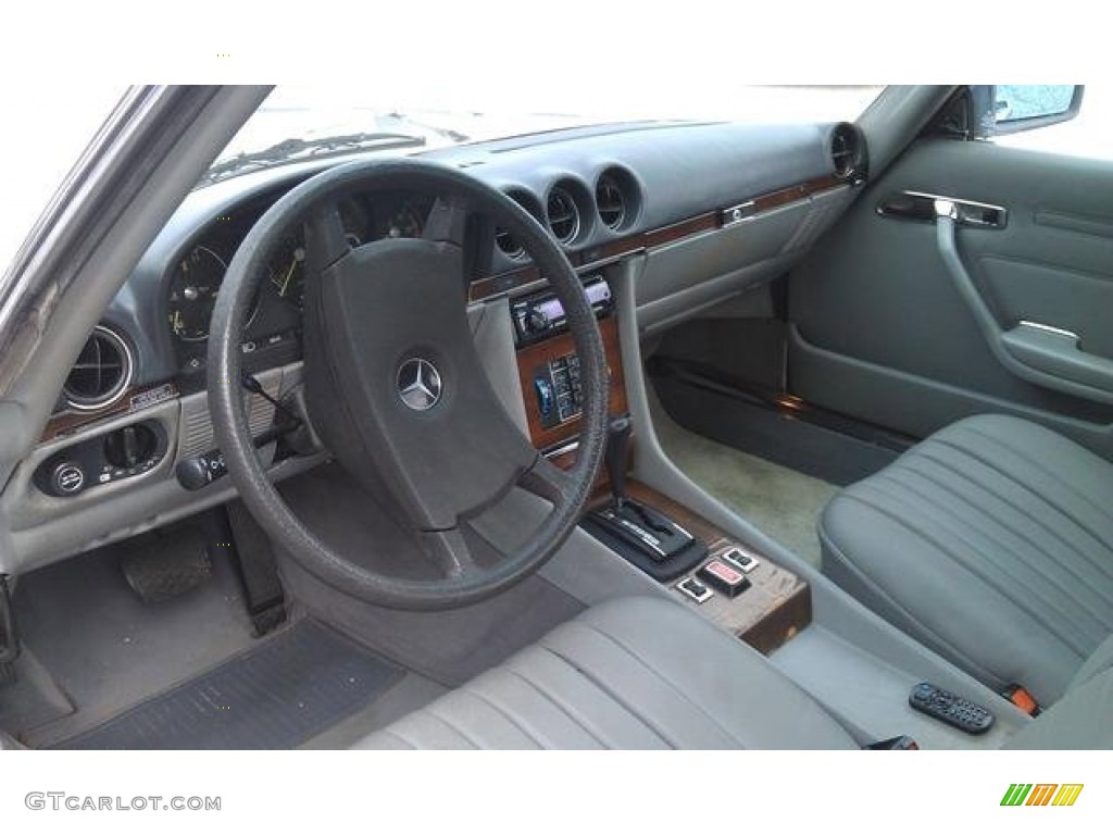 Grey Interior 1980 Mercedes-Benz SL Class 450 SL Roadster Photo #100753009