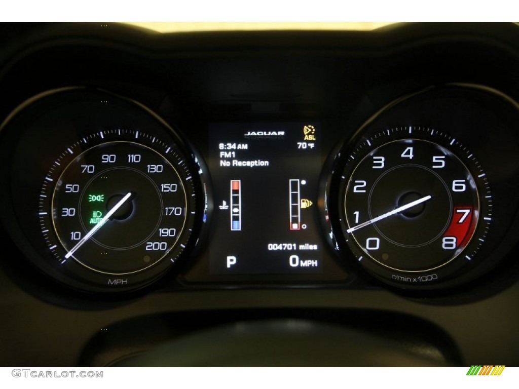 2014 Jaguar F-TYPE V8 S Gauges Photo #100753252