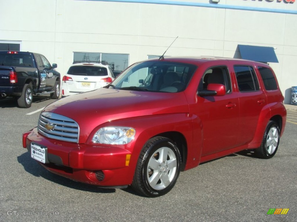 2010 HHR LT - Crystal Red Metallic Tintcoat / Gray photo #3