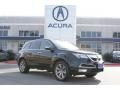 2010 Crystal Black Pearl Acura MDX Advance  photo #2