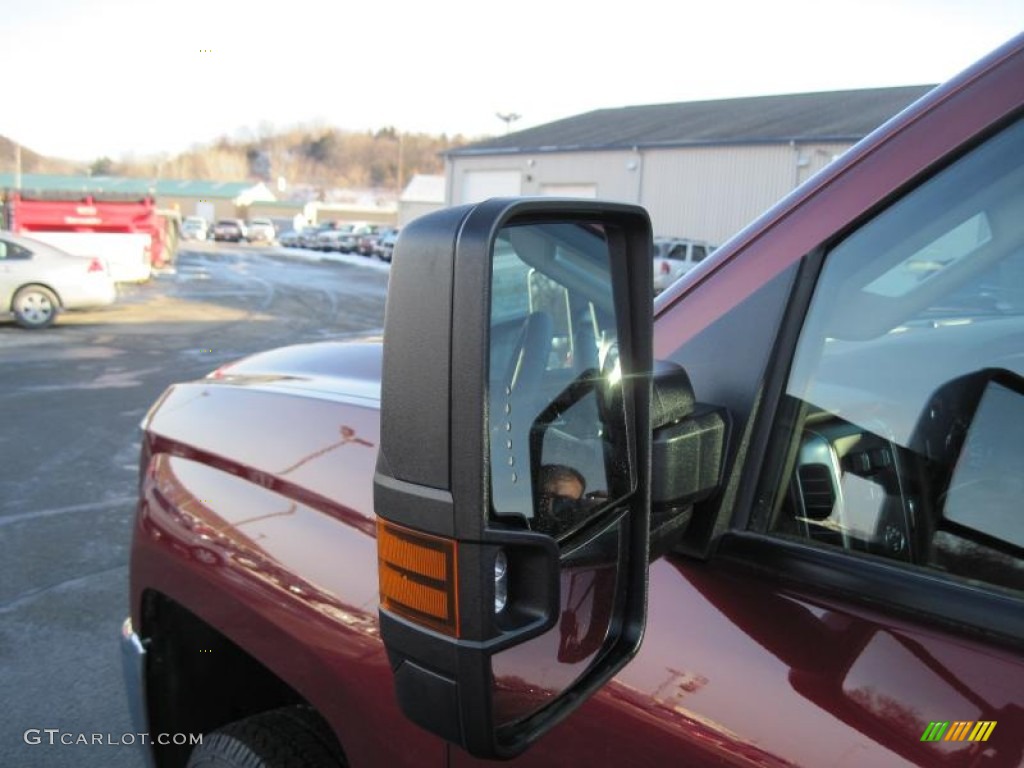 2015 Silverado 3500HD LT Regular Cab 4x4 - Deep Ruby Metallic / Jet Black/Dark Ash photo #6