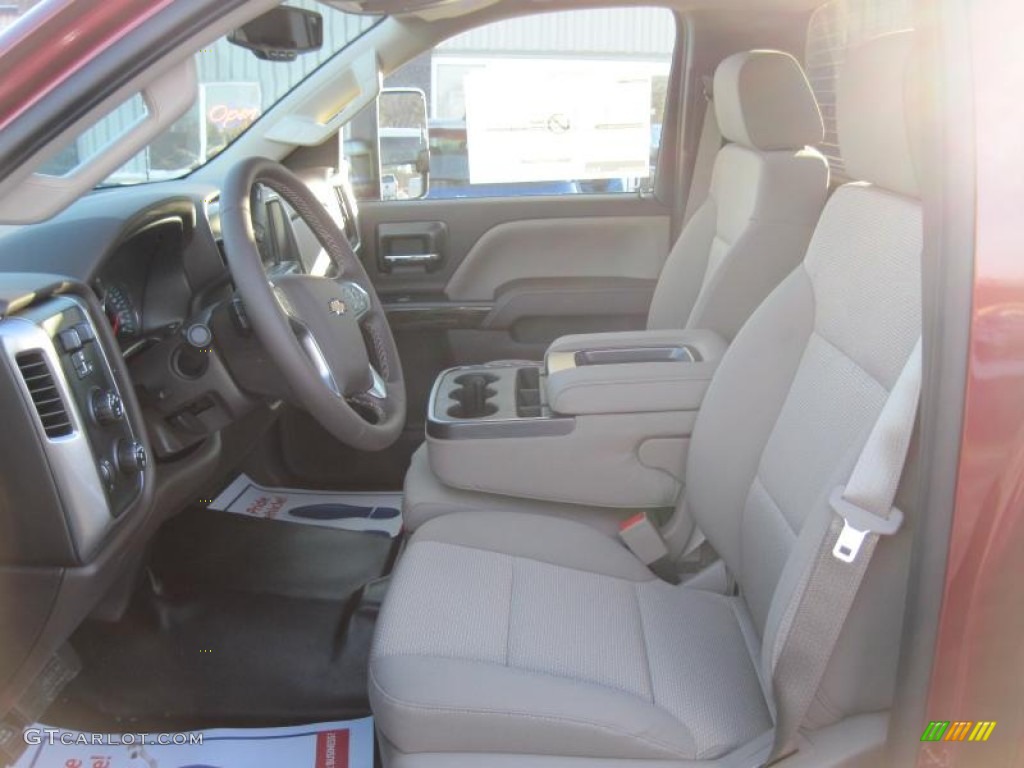 2015 Silverado 3500HD LT Regular Cab 4x4 - Deep Ruby Metallic / Jet Black/Dark Ash photo #7