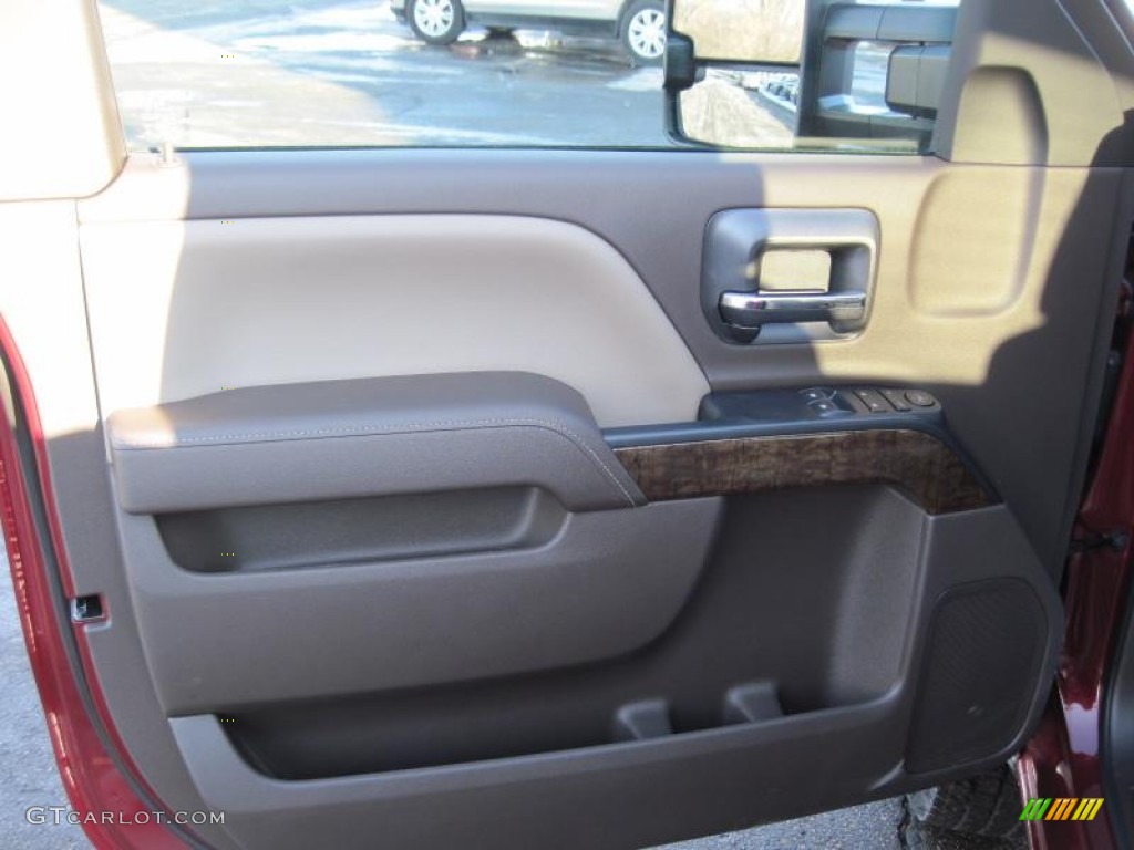 2015 Silverado 3500HD LT Regular Cab 4x4 - Deep Ruby Metallic / Jet Black/Dark Ash photo #8