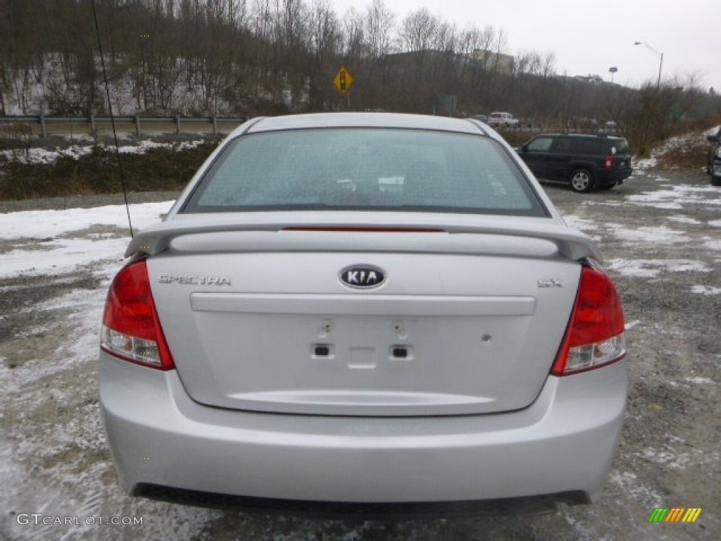 2008 Spectra SX Sedan - Silver / Gray photo #4