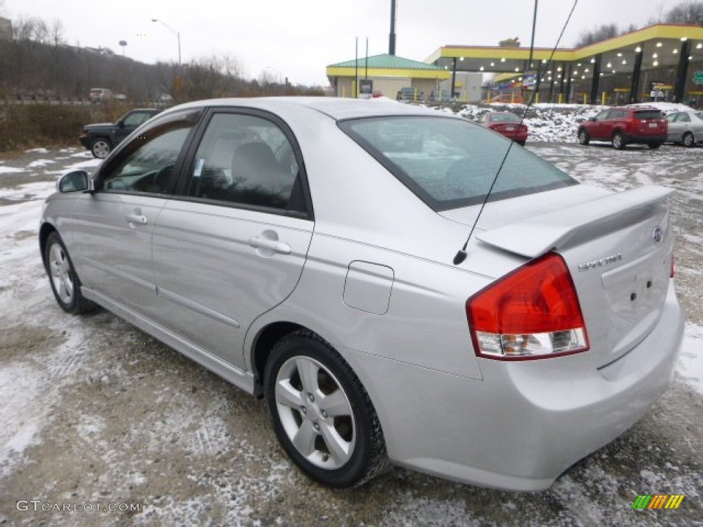 2008 Spectra SX Sedan - Silver / Gray photo #5