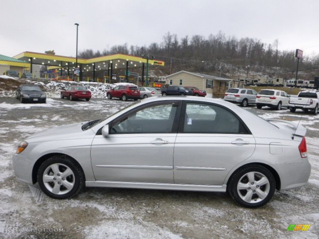 2008 Spectra SX Sedan - Silver / Gray photo #6