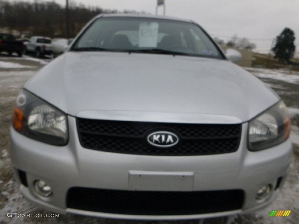 2008 Spectra SX Sedan - Silver / Gray photo #8