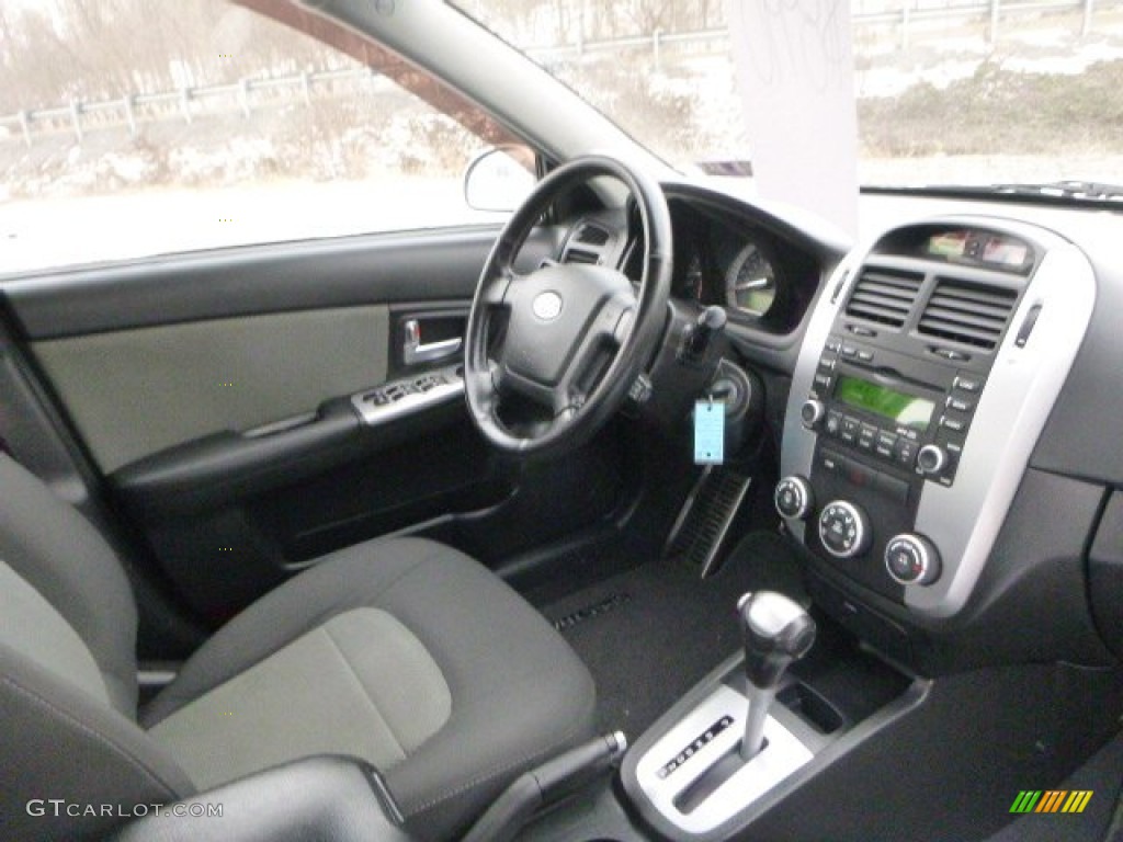 2008 Spectra SX Sedan - Silver / Gray photo #10