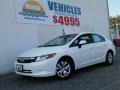 Taffeta White - Civic LX Sedan Photo No. 1