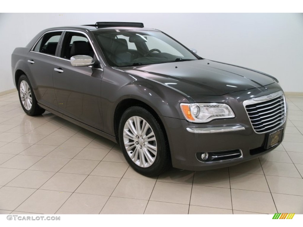 2013 300 C AWD - Granite Crystal Metallic / Black photo #1