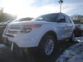 2015 Oxford White Ford Explorer XLT 4WD  photo #3