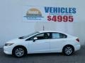 Taffeta White - Civic LX Sedan Photo No. 5