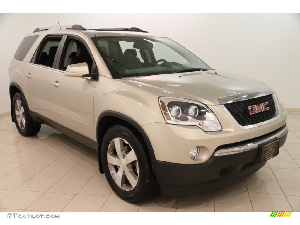 2011 Acadia SLT AWD - Gold Mist Metallic / Ebony photo #1